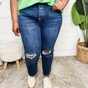 RFM Dylan Crop Jeans - NWT - Size 20 - Dark Wash
